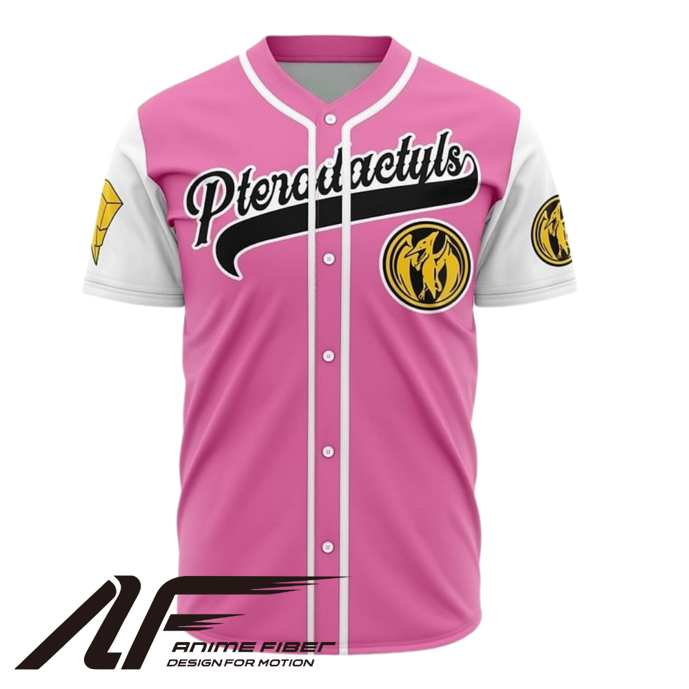 Pterodactyls Baseball Jersey | Power Rangers Jersey