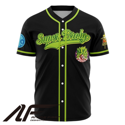 Super Broly Baseball Jersey | Dragon Ball Anime Jersey