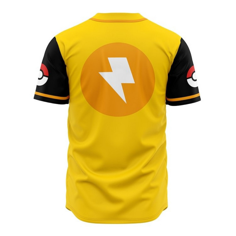Thundershocks Baseball Jersey | Pokémon Anime Jersey
