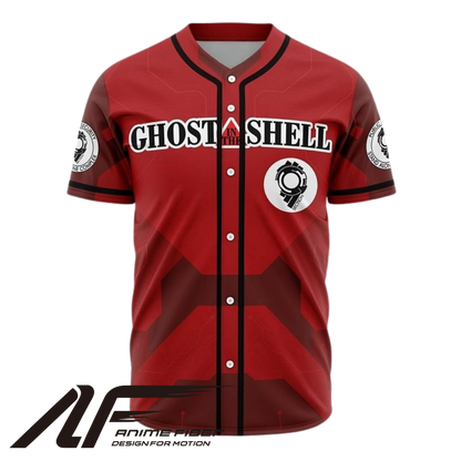 Ghost in the Shell Baseball Jersey | Ghost in the Shell Anime Jersey