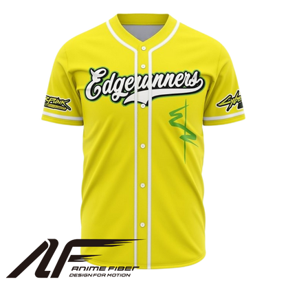 Edgerunners Baseball Jersey | Cyberpunk Anime Jersey