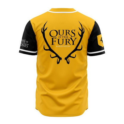 House Baratheon Baseball Jersey | Game of Thrones Jersey