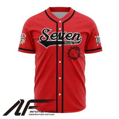 Seven Deadly Sins Baseball Jersey | Seven Deadly Sins Anime Jersey