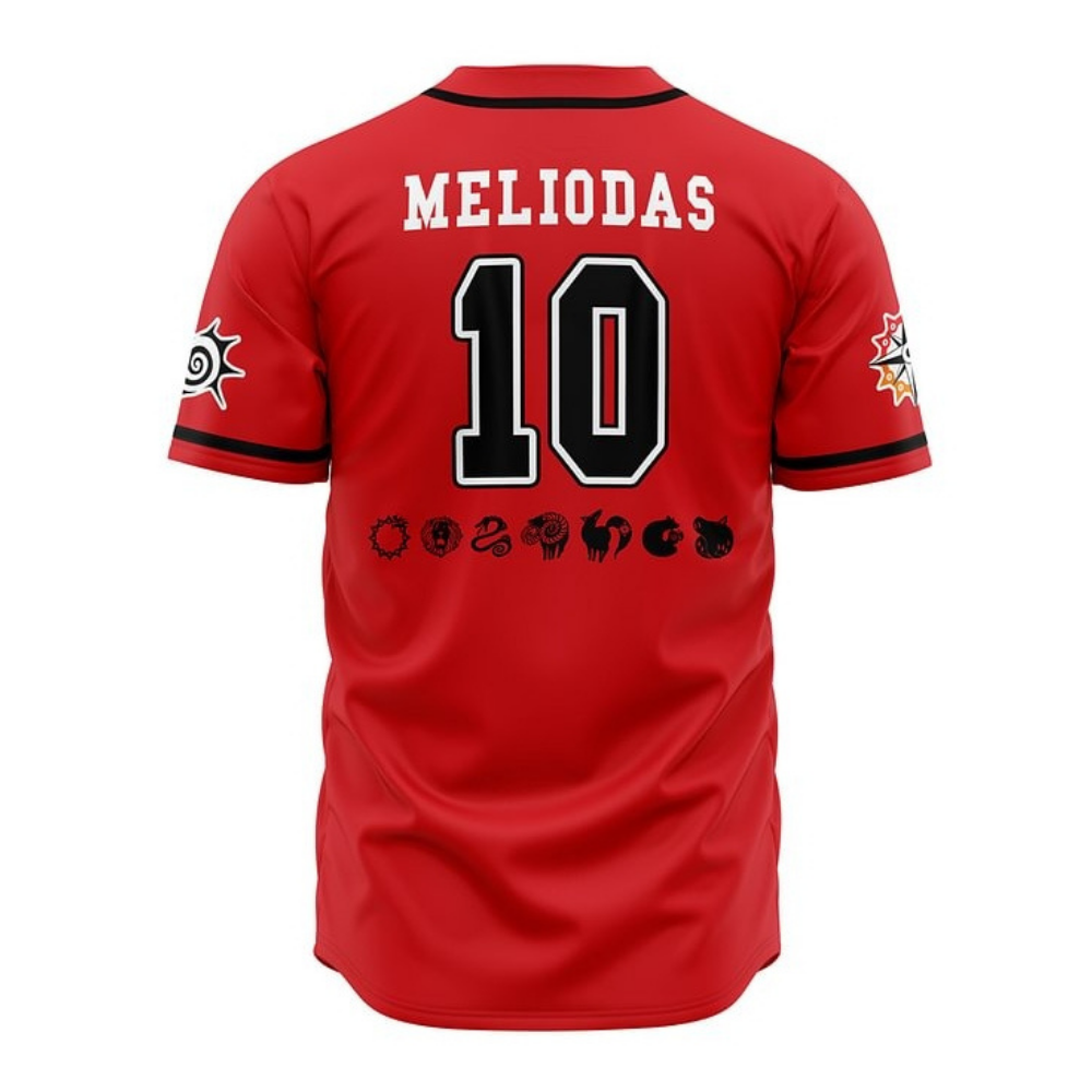 Seven Deadly Sins Baseball Jersey | Seven Deadly Sins Anime Jersey