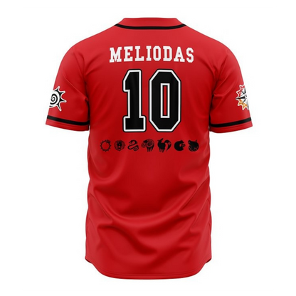 Seven Deadly Sins Baseball Jersey | Seven Deadly Sins Anime Jersey