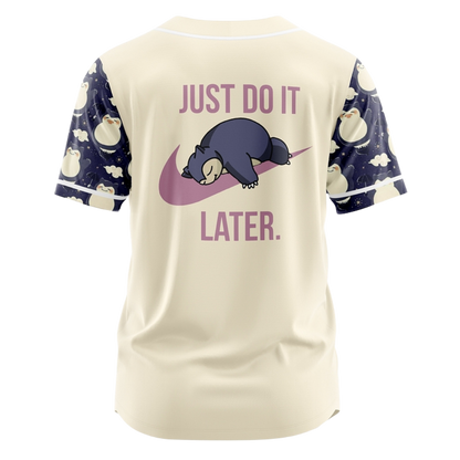 Snorlax Baseball Jersey | Pokémon Anime Jersey