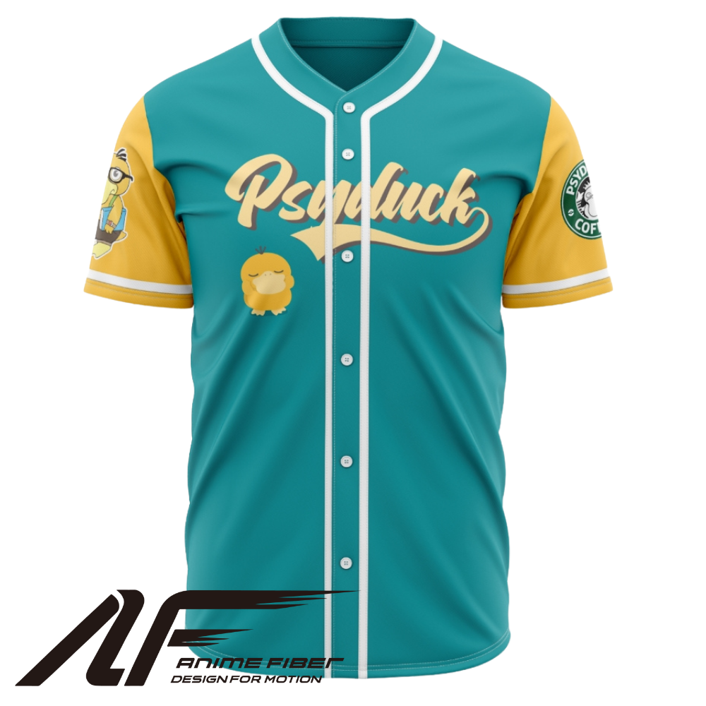 Psyduck Baseball Jersey | Pokémon Anime Jersey
