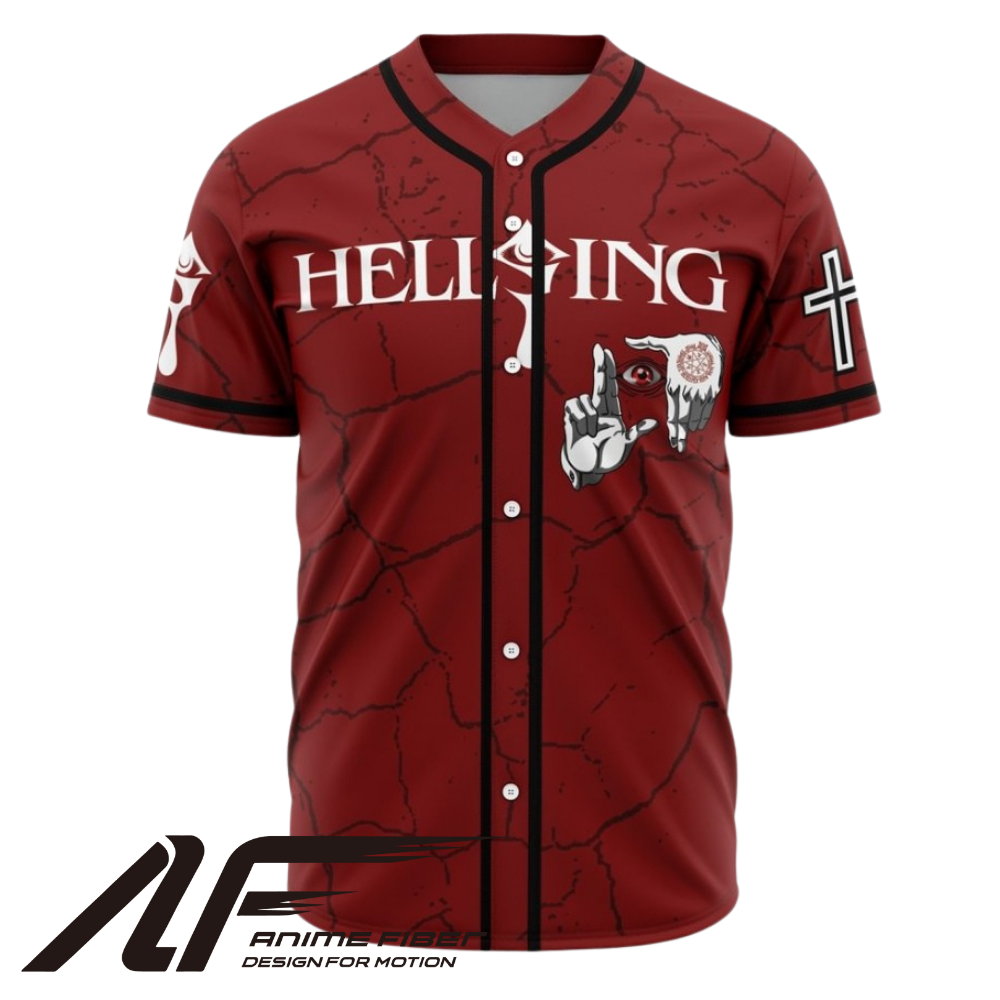 Alucard Baseball Jersey | Hellsing Anime Jersey