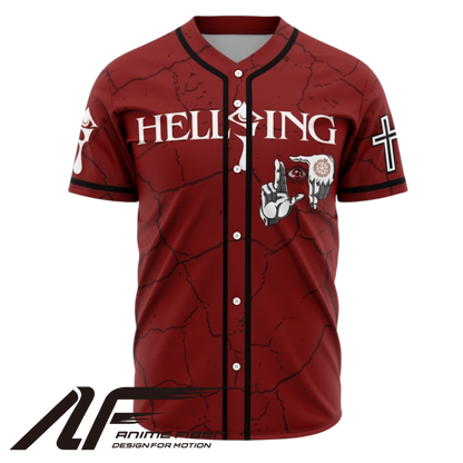 Alucard Baseball Jersey | Hellsing Anime Jersey