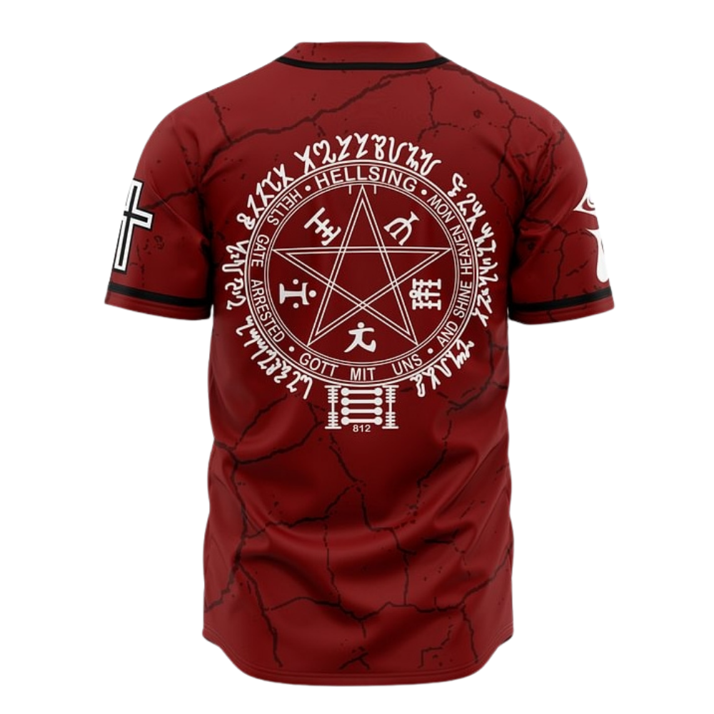 Alucard Baseball Jersey | Hellsing Anime Jersey