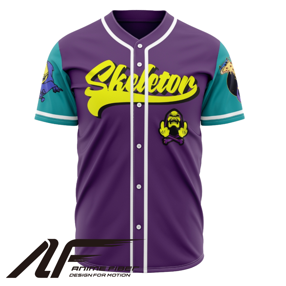Skeletor Baseball Jersey | Masters of the Universe Jersey