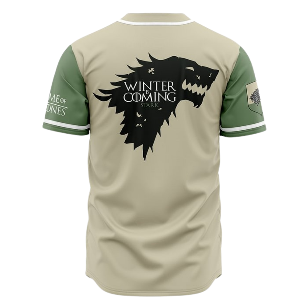 Stark Baseball Jersey | Game of Thrones Jersey