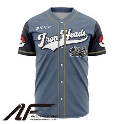Iron Heads Baseball Jersey | Pokémon Anime Jersey