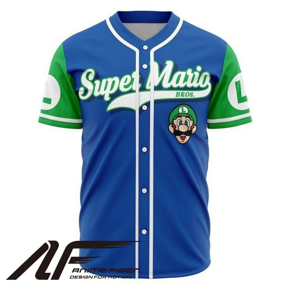 Luigi Baseball Jersey | Super Mario Streetwear