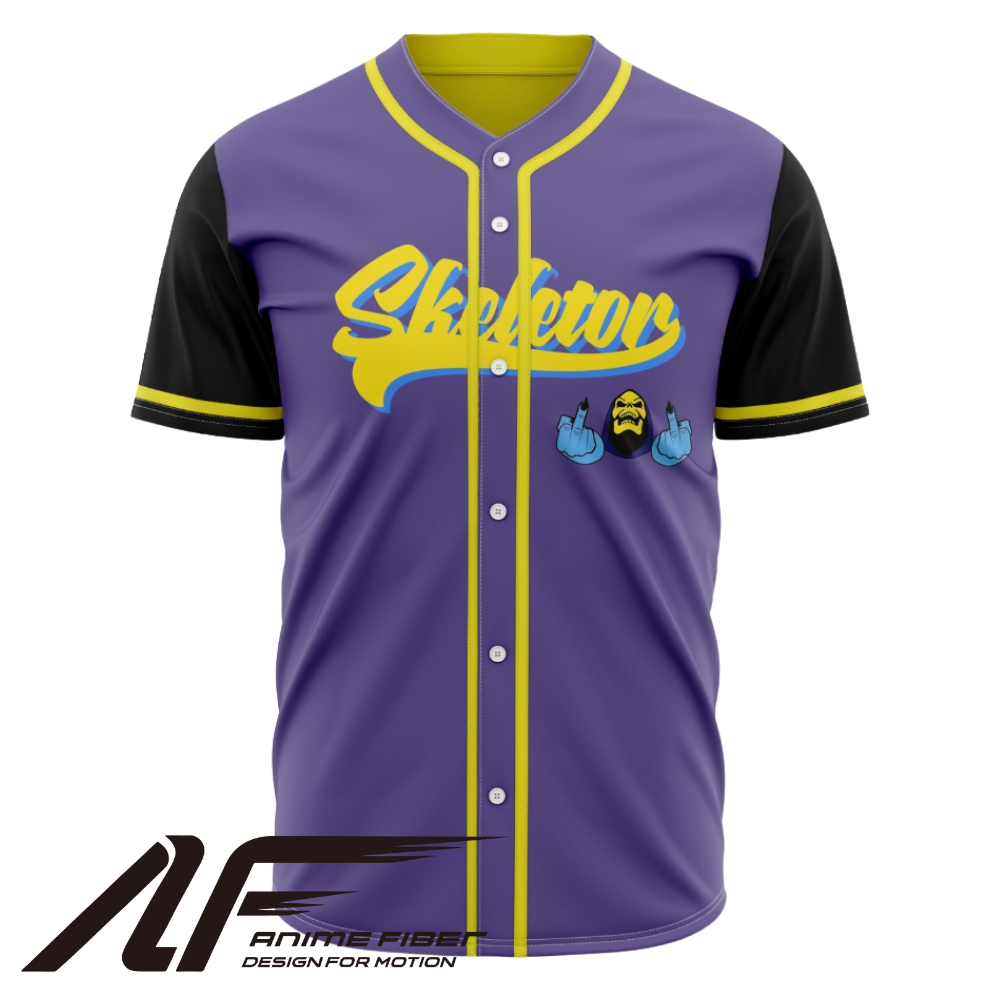 Skeletor V2 Baseball Jersey | Masters of the Universe Jersey