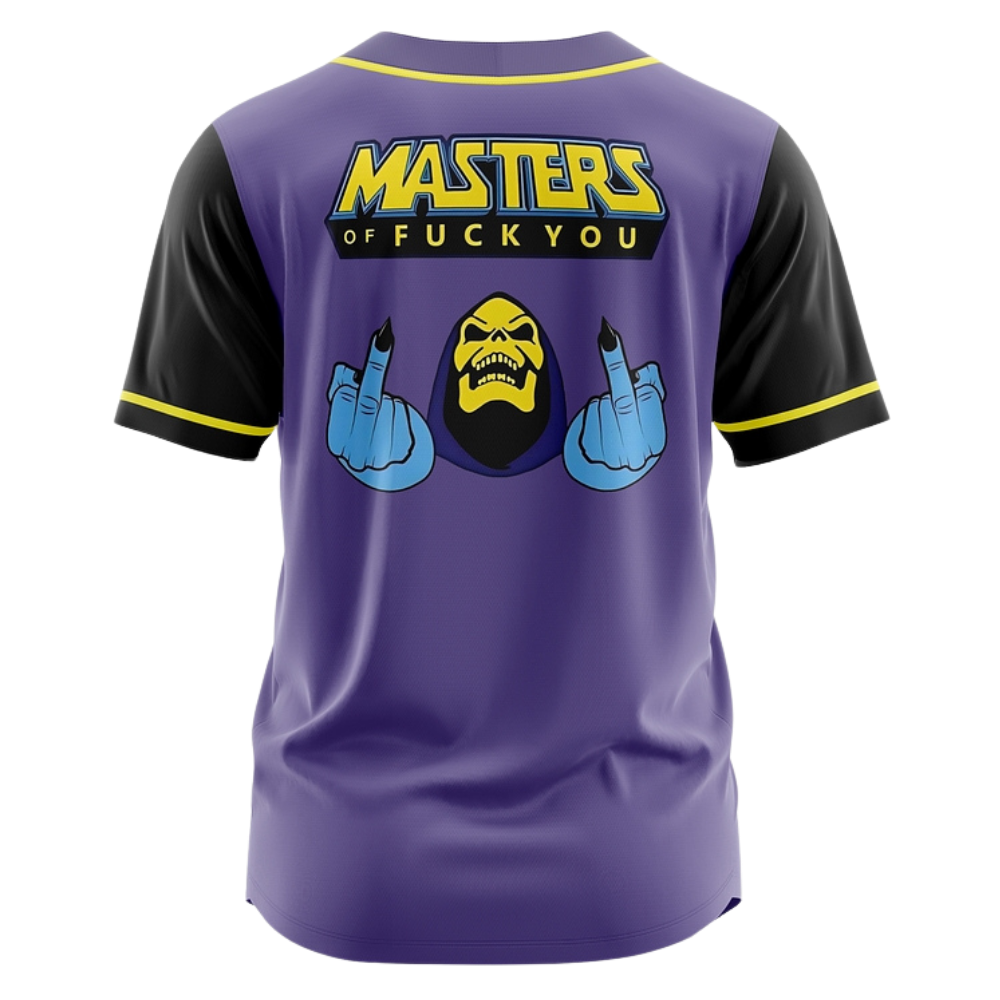 Skeletor V2 Baseball Jersey | Masters of the Universe Jersey