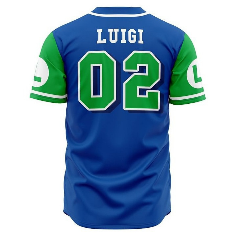 Luigi Baseball Jersey | Super Mario Streetwear