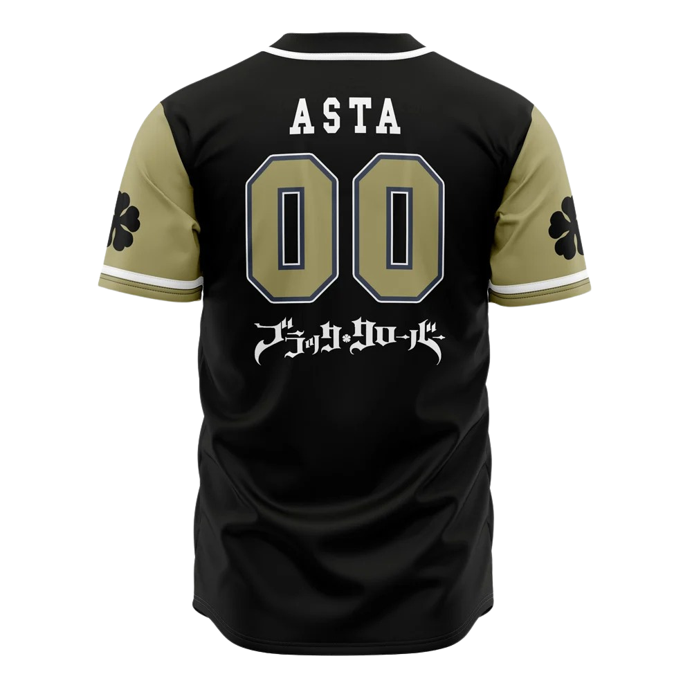 Black Bulls Baseball Jersey | Black Clover Anime Jersey