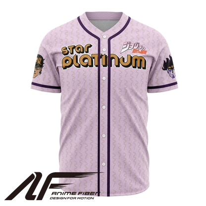 Star Platinum Baseball Jersey | JoJo’s Bizarre Adventure Anime Jersey