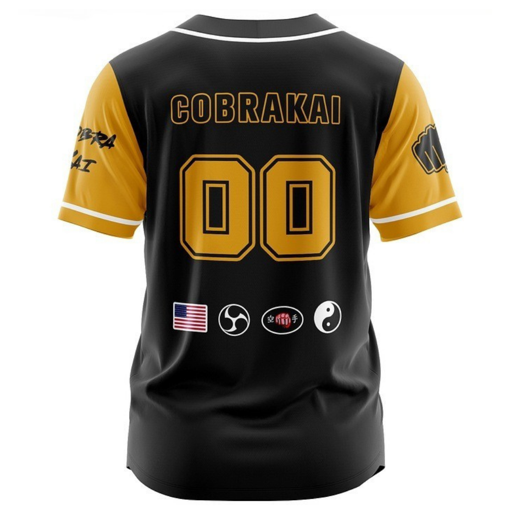 Cobra Kai Baseball Jersey | Karate Kid Streetwear
