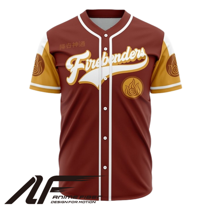 Firebender Baseball Jersey | Avatar Jersey