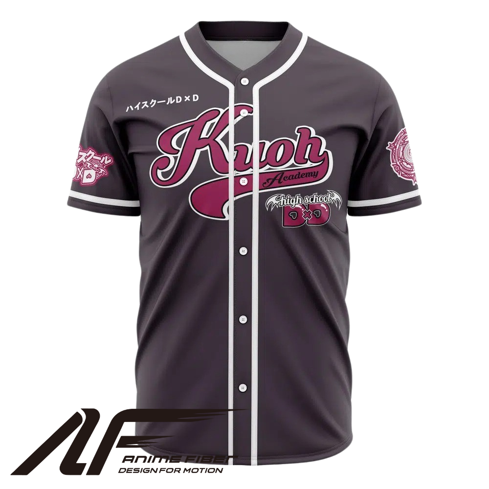 Kuoh Academy Baseball Jersey | High School DxD Anime Jersey