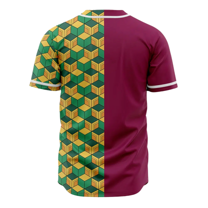 Rengoku Baseball Jersey | Demon Slayer Anime Jersey