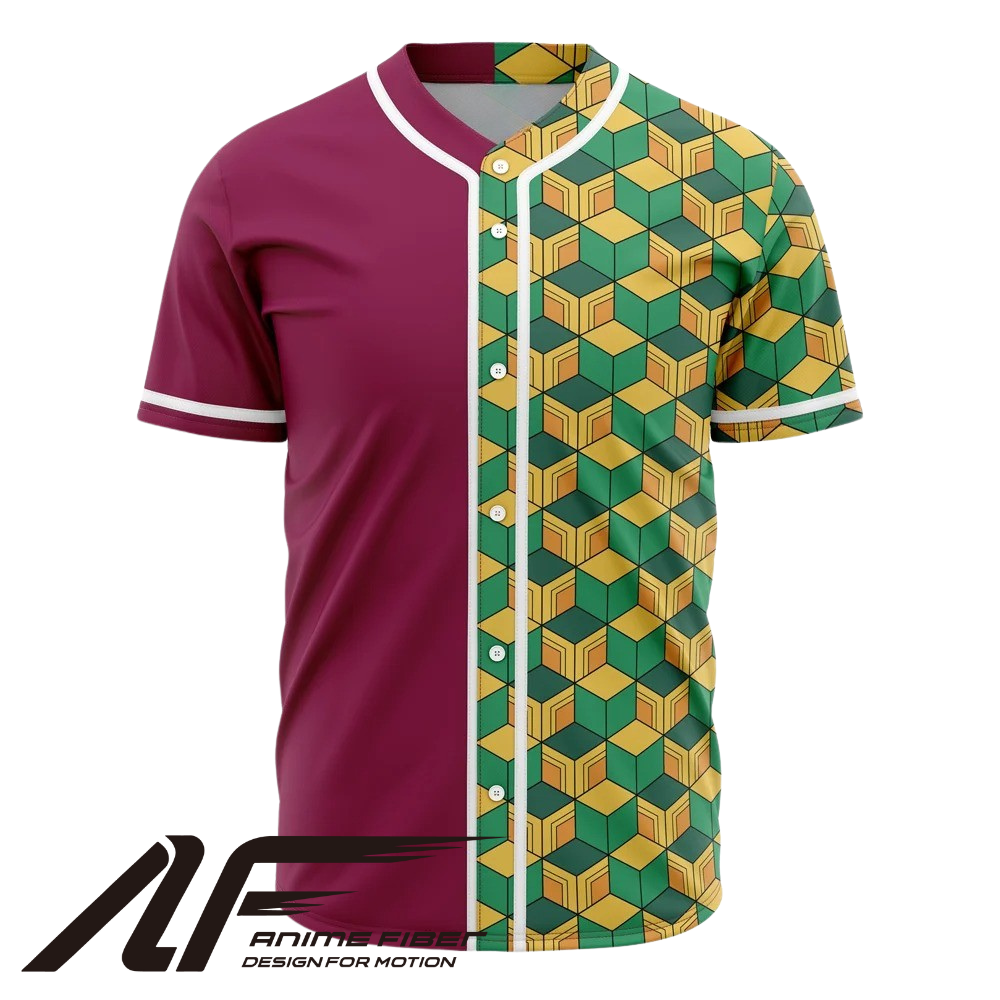 Rengoku Baseball Jersey | Demon Slayer Anime Jersey
