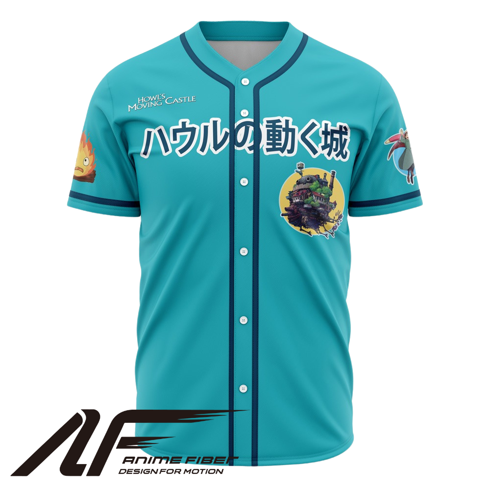 Howl’s Moving Castle Baseball Jersey | Studio Ghibli Anime Jersey