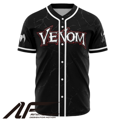 Venom Baseball Jersey | Marvel Jersey