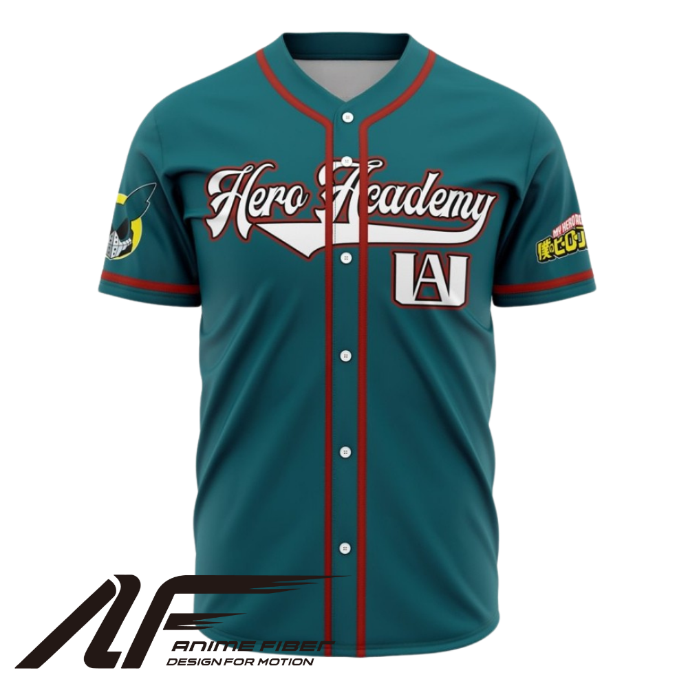 Hero Academy Baseball Jersey | My Hero Academia Anime Jersey
