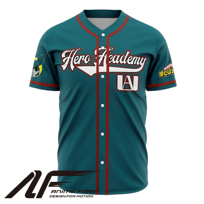 Hero Academy Baseball Jersey | My Hero Academia Anime Jersey