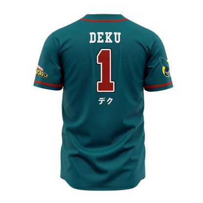 Hero Academy Baseball Jersey | My Hero Academia Anime Jersey