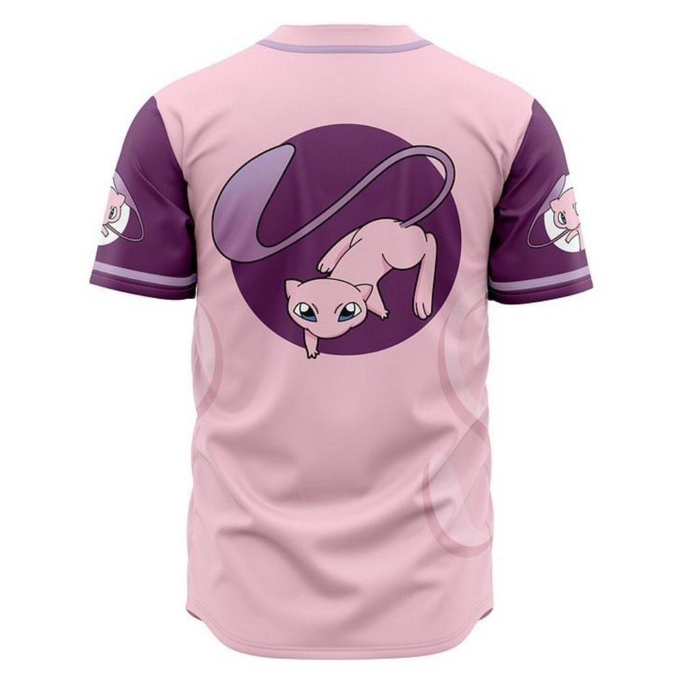 Mew Anime Baseball Jersey | Pokémon Streetwear