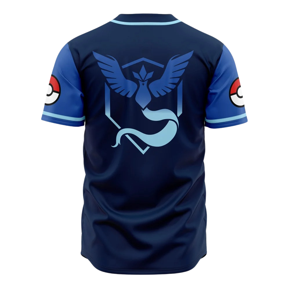 Team Mystic Baseball Jersey | Pokémon Anime Jersey