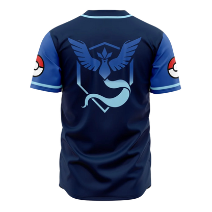 Team Mystic Baseball Jersey | Pokémon Anime Jersey