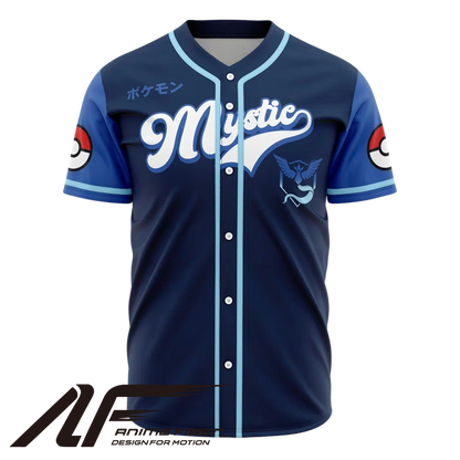 Team Mystic Baseball Jersey | Pokémon Anime Jersey