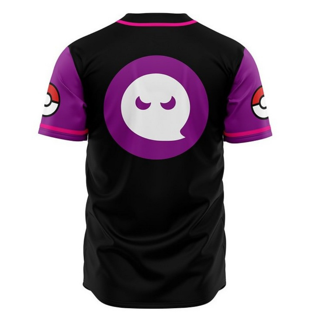 Night Shades Anime Baseball Jersey | Pokémon Streetwear