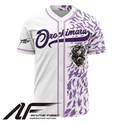 Orochimaru Anime Baseball Jersey | Naruto Villain Streetwear
