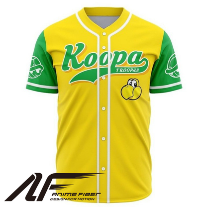 Koopa Troopas Baseball Jersey | Super Mario Streetwear