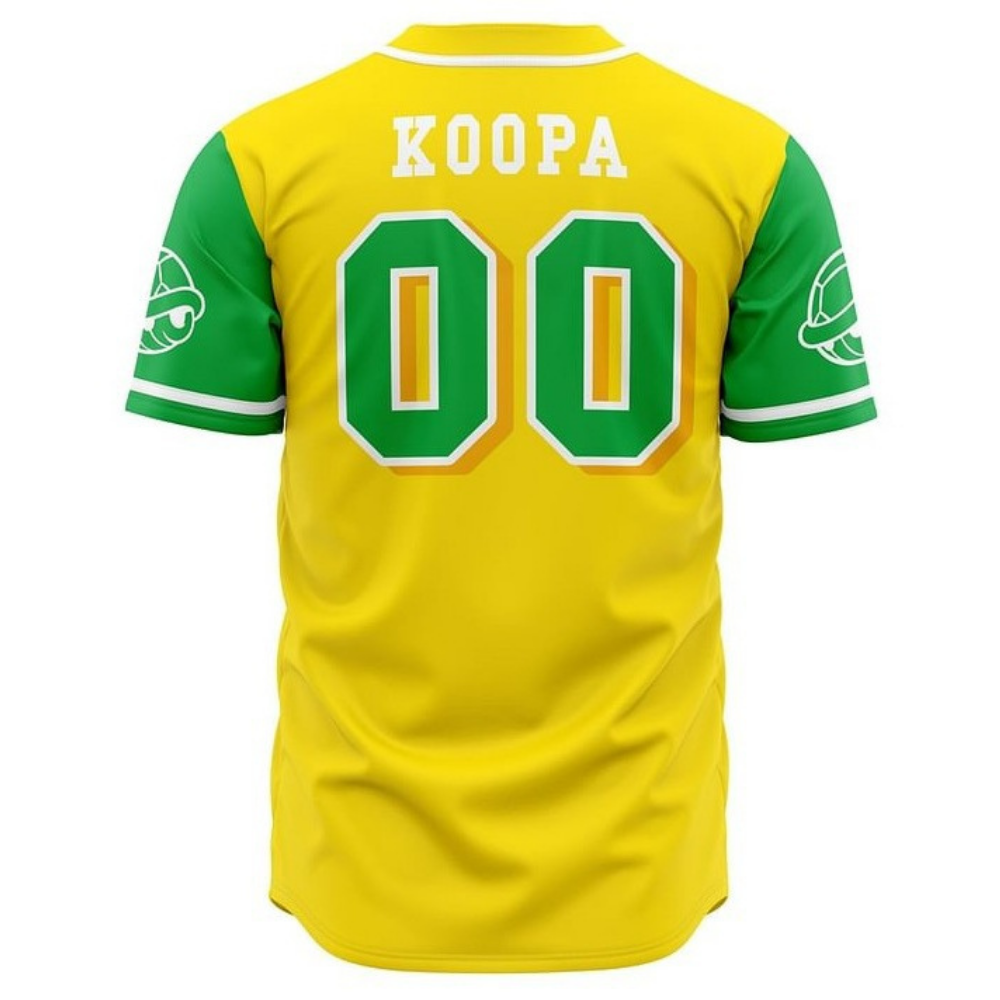 Koopa Troopas Baseball Jersey | Super Mario Streetwear
