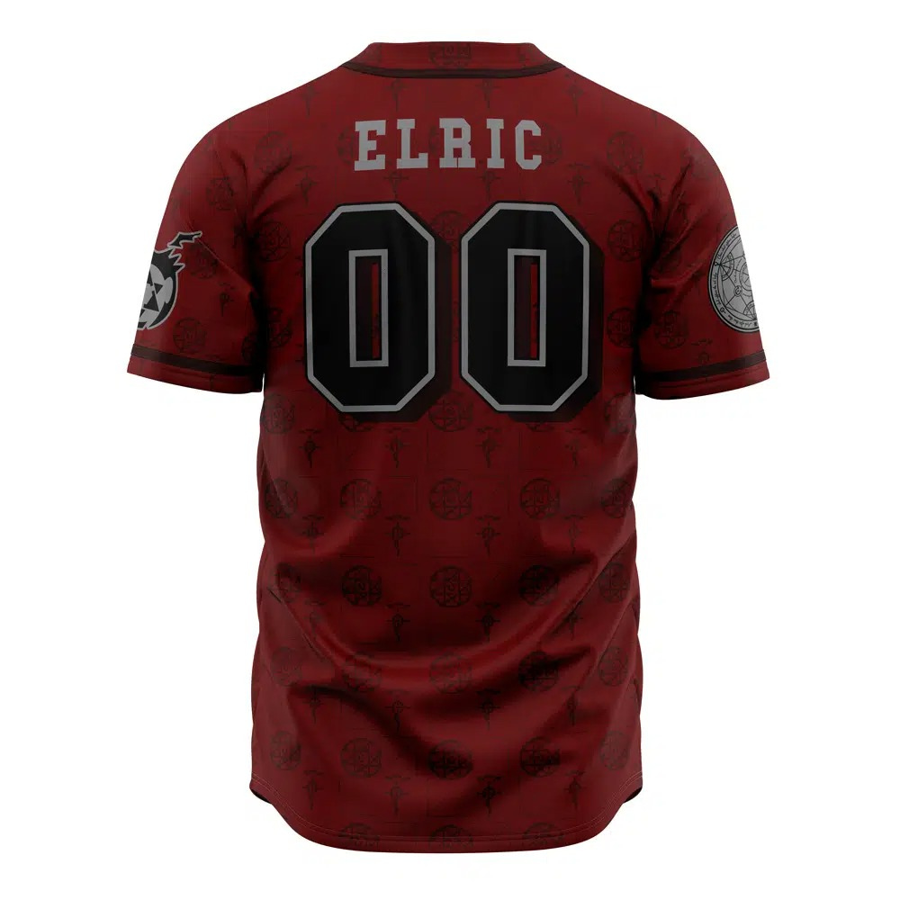 Alchemists Baseball Jersey | Fullmetal Alchemist Anime Jersey