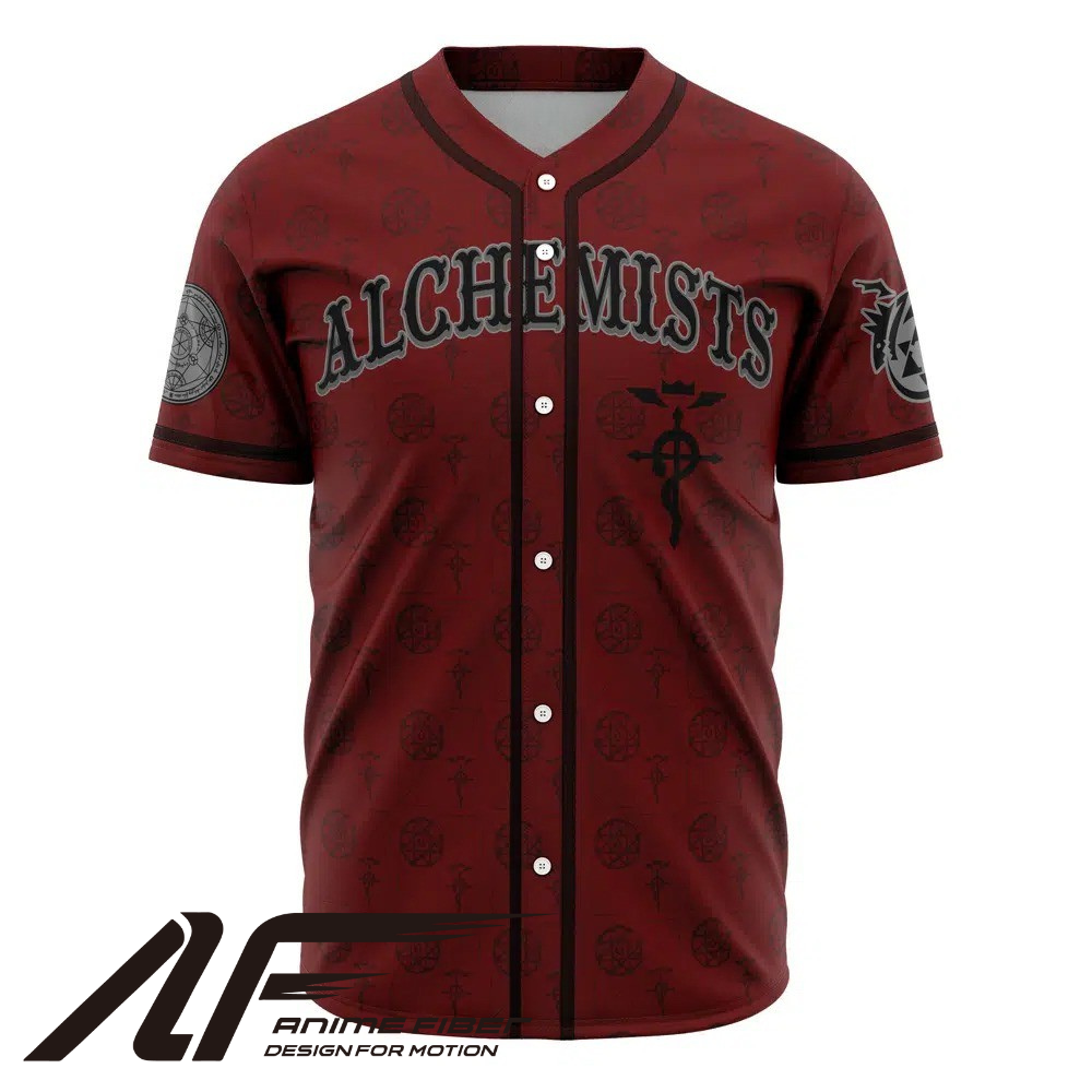 Alchemists Baseball Jersey | Fullmetal Alchemist Anime Jersey