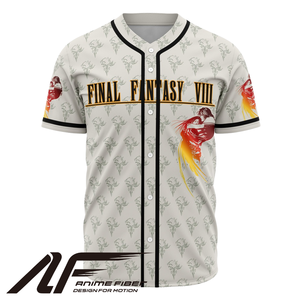 Final Fantasy VIII Baseball Jersey | Final Fantasy Jersey