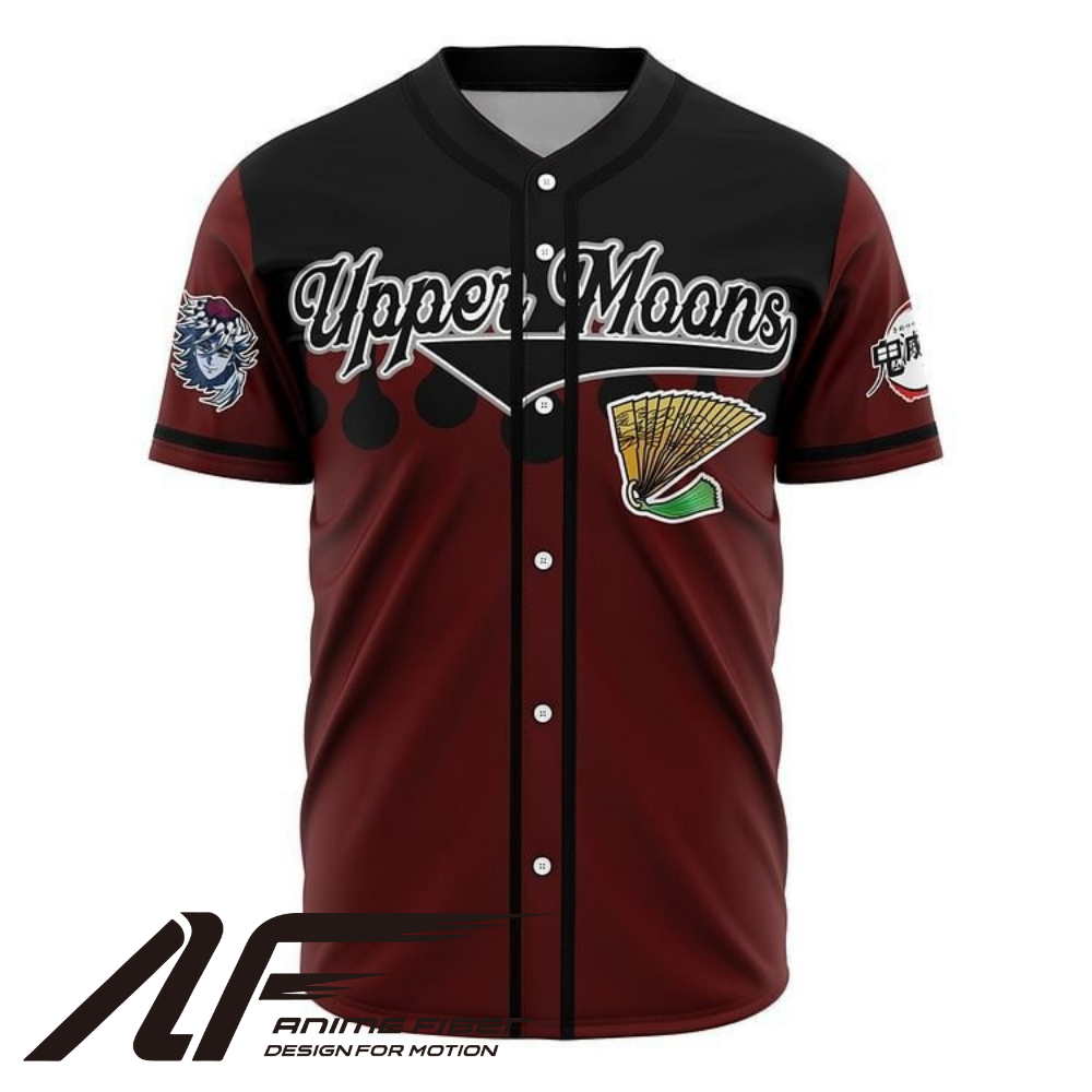 Upper Moons Baseball Jersey | Demon Slayer Anime Streetwear