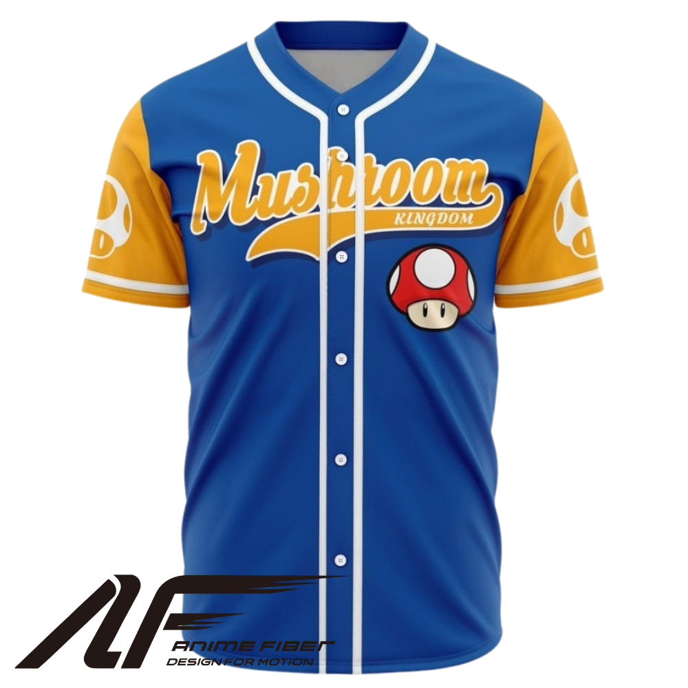 Mushroom Kingdom Baseball Jersey | Nintendo Jersey