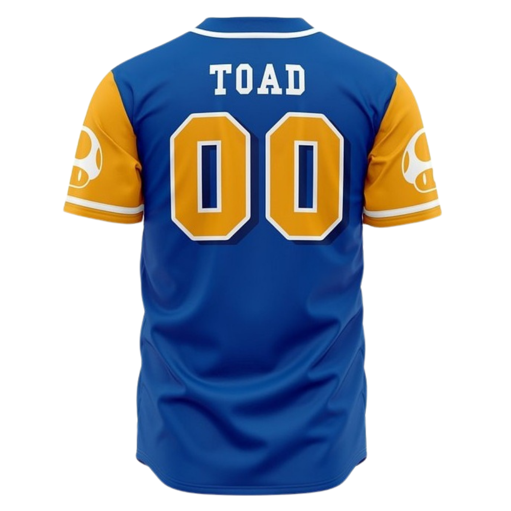 Mushroom Kingdom Baseball Jersey | Nintendo Jersey
