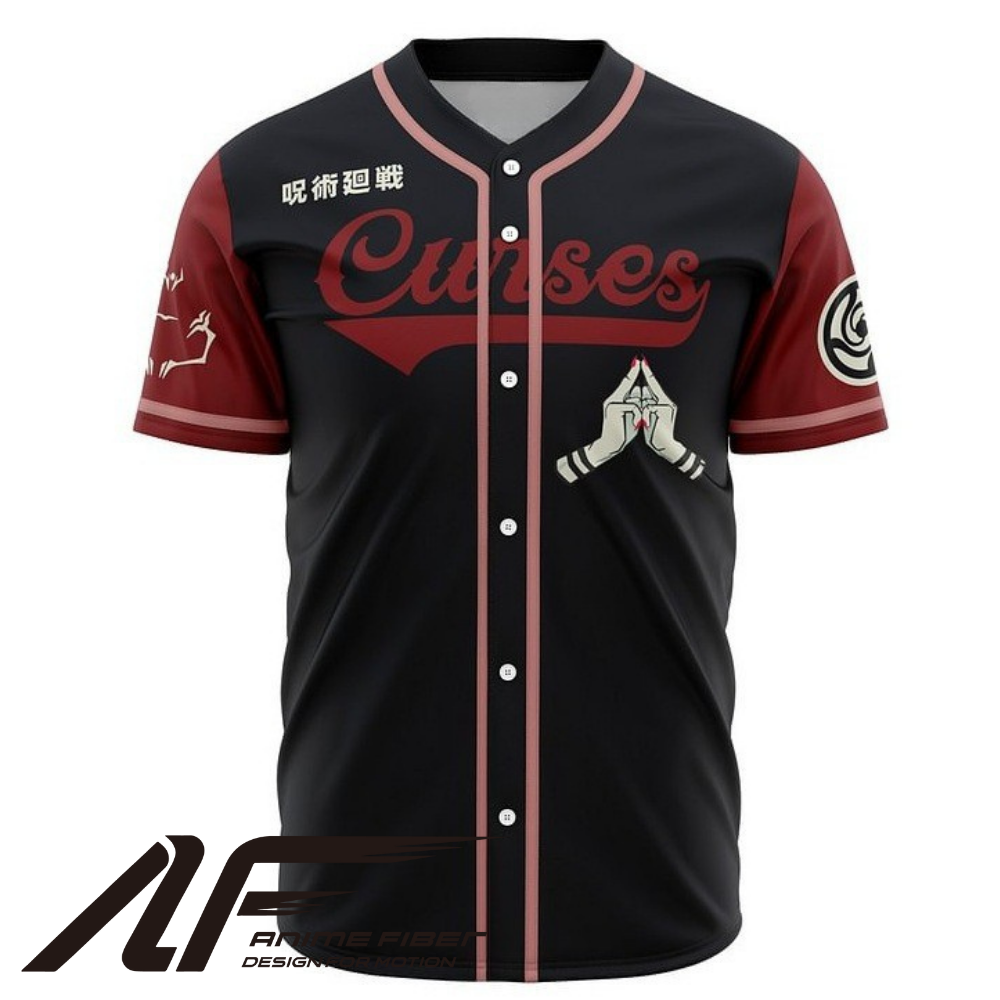 Curses Baseball Jersey | Jujutsu Kaisen Anime Streetwear