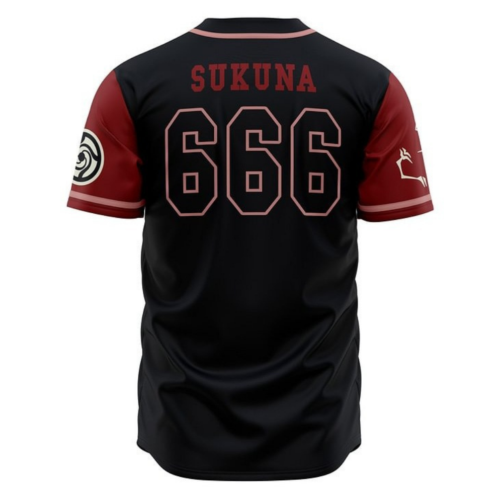 Curses Baseball Jersey | Jujutsu Kaisen Anime Streetwear
