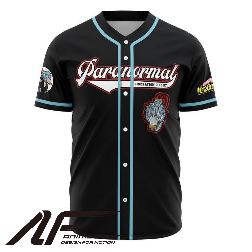Paranormal Liberation Front Baseball Jersey | My Hero Academia Anime Streetwear